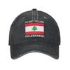 Lebanon Flag Heart Wear Baseball Caps Unisex Daily  Hats Cap Adjustable Sun Cap