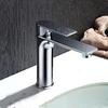 Modern Single Handle Copper Alloy Deck Mounted Bathroom Vanity Faucet Hot/Cold Water Basin Washhand Basin Mixer Faucet