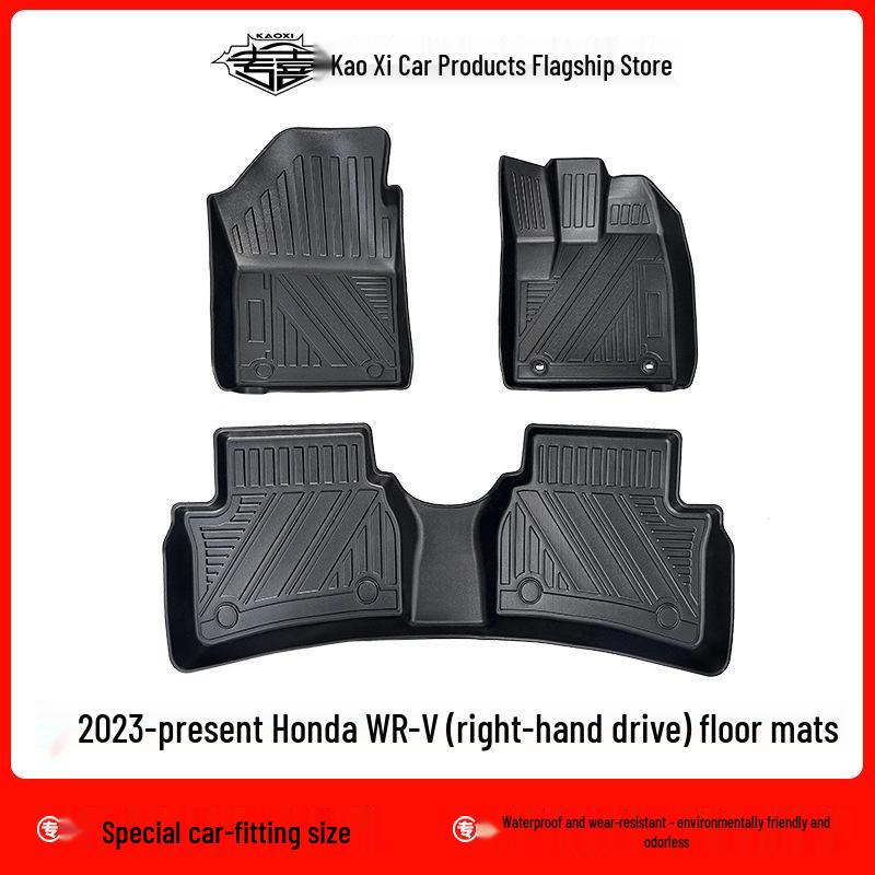 

Экологичные напольные коврики из ТПЭ: Водонепроницаемый, Без запаха, Износостойкий для Honda WR-V RHD 2023-настоящее время
