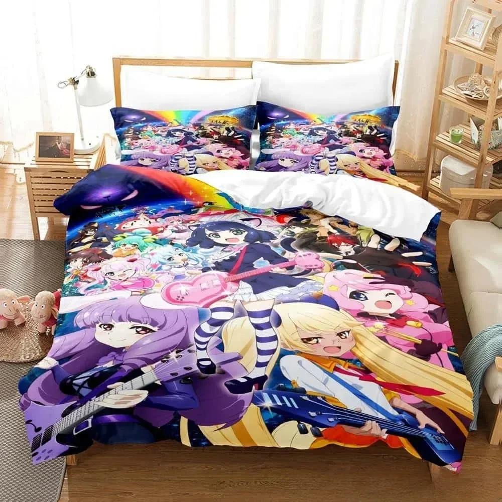 Anime Parure De Lit Bed Show By Rock! Bedding Set Single Twin Full Queen King Size Bed Set Adult Kid Bedroom Duvet Cover Sets