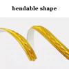 1pc 1M/39.37in Home Decorative Trim Line Self-Adhesive Soft Line Ceiling Baseboard Decor Gap Strip Wall Molding Line 3D Sticker