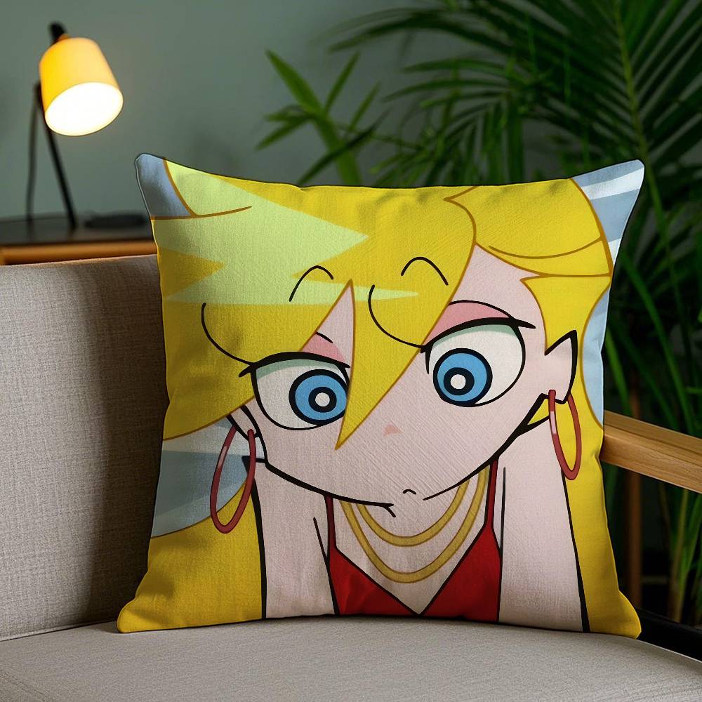 P-Panty S-Stocking Anime Pillow Case Anti-dustmite Invisible Zipper Sofa Bed