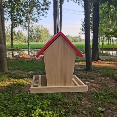 Outdoor Distribution Bird Feeder, Outdoor Balcony Semi-automatic Feeder, Courtyard Hanging Waterproof Food Trough