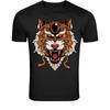 Mythical Tiger Demon Mask T-Shirt - Japanese Oni Style Beast