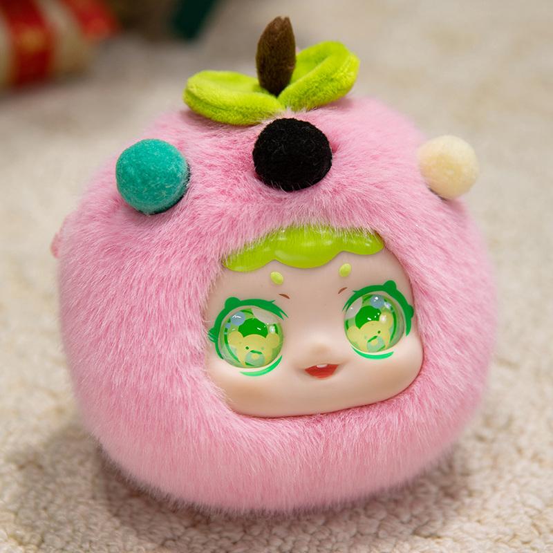 Vinyl Plush Dolls Cute Macaron Fruit Coin Purses (Lemon/Avocado/Strawberry/Orange) Birthday Gifts