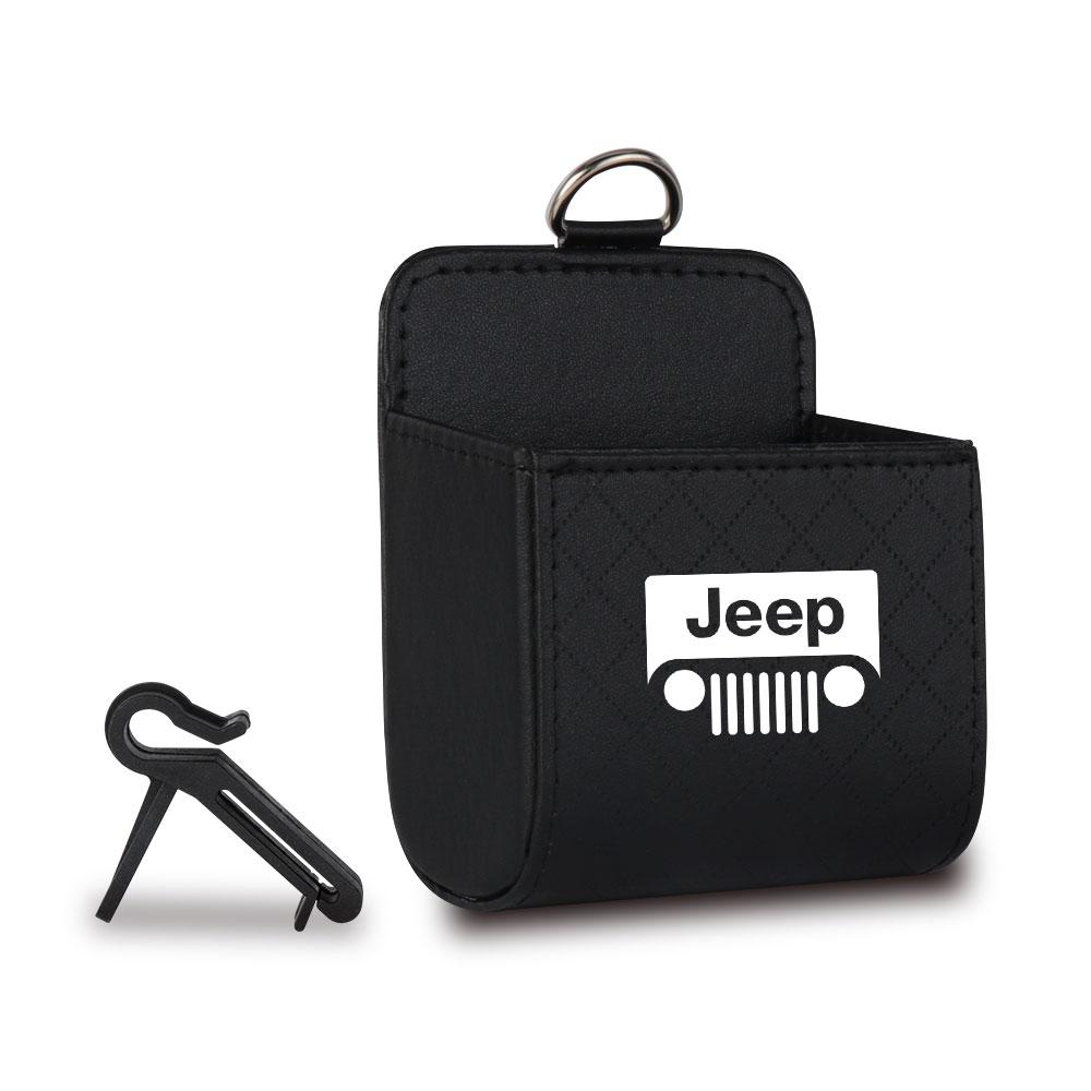 Car air conditioning socket storage bucket hanging storage box for Jeep JPB Renegade Wrangler JK Compass Grand Cherokee Gladiato