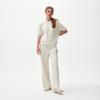 Heonteo [Women] Striped Interlock Pants - Ivory Haw0003Apzivo