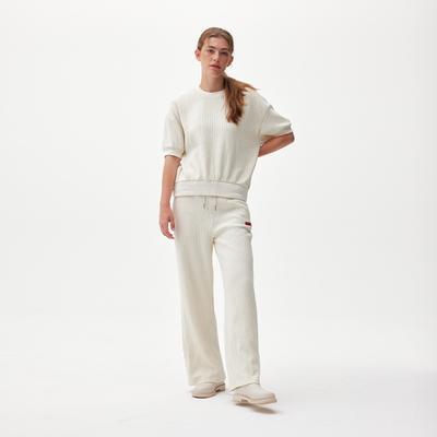 Heonteo [Women] Striped Interlock Pants - Ivory Haw0003Apzivo
