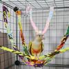 1 PC Random Color Bird Climb Rope Perch Toy Plush Hanging Bridge Swing Toy for Pet Bird Parrot Training Cage Decorating Supplies
