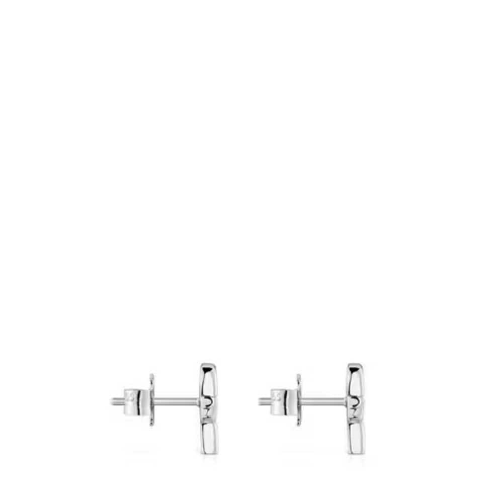 Small Silver Tous Manifesto Earrings 311693550