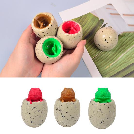 Dinosaur Egg Klem Leke Sakte Rebound Stress Angst Relief Barn Tenåringer Voksne Stretch Dino Egg Squishes Sensory Fidget Toy