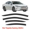 For Toyota Camry 2025 2026+ Window Visor Sun Rain Deflector Guards Awnings Shelters Weathershield Cover Cars Styling Accessories