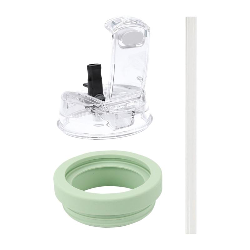 Replacement Lid For 40oz Tumblers Leak Proof Silicone Straw Cover Accessory For Drinkware Hygienes Protections