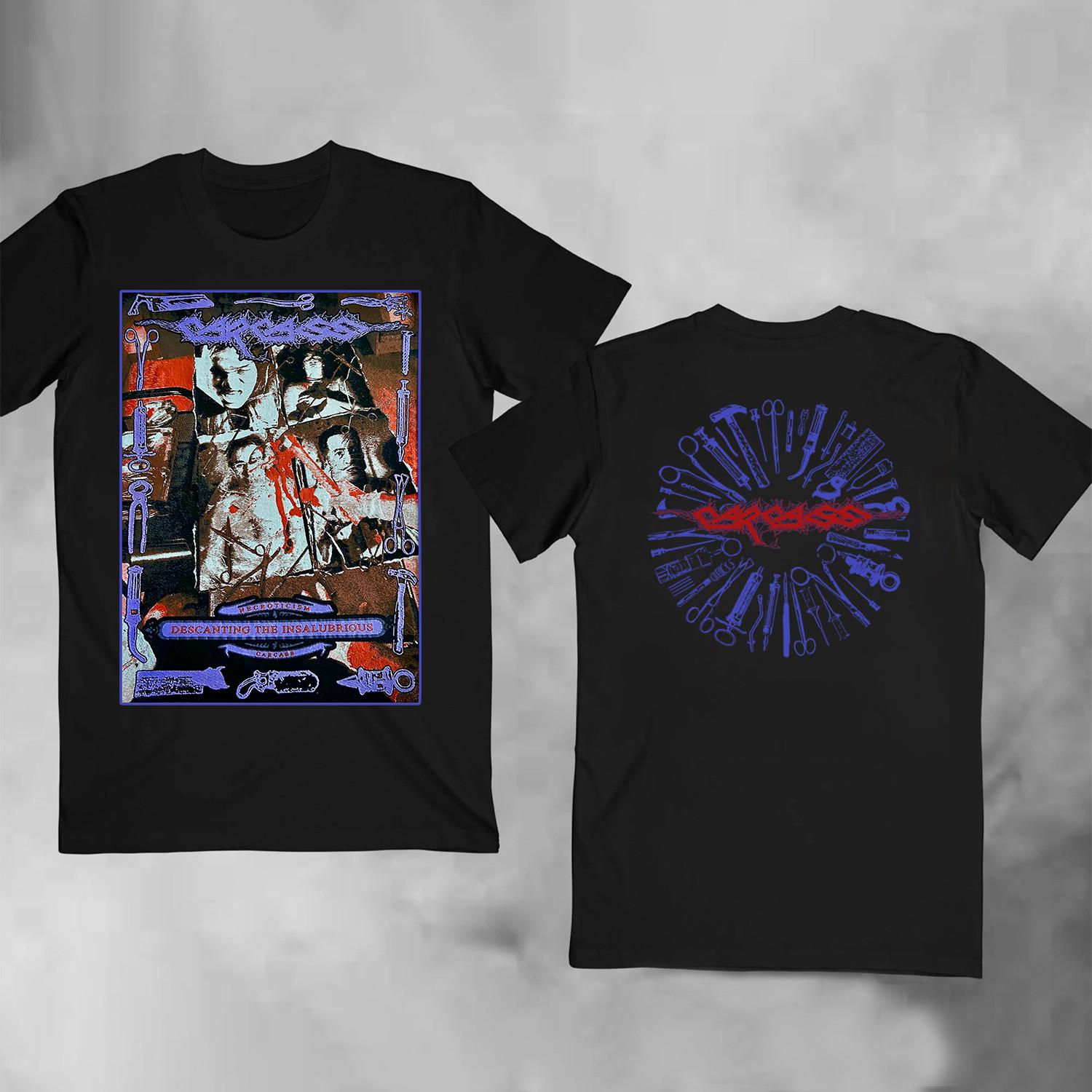 Новая футболка с прямой печатью DTG- CARCASS- Necroticism - Descanting the Insalubrious XXXXL