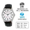 [Citizen Q&Q] Analog Watch Waterproof Date Leather Strap D026-304 Men's White