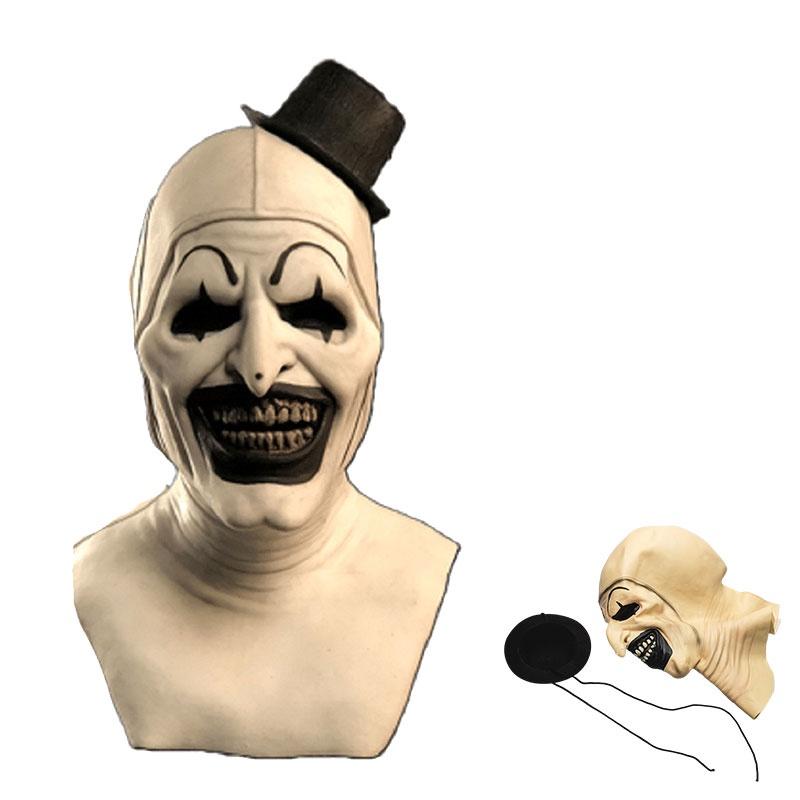 Diy Clown Mask Costume For Halloween And Easter Haunting White Latex