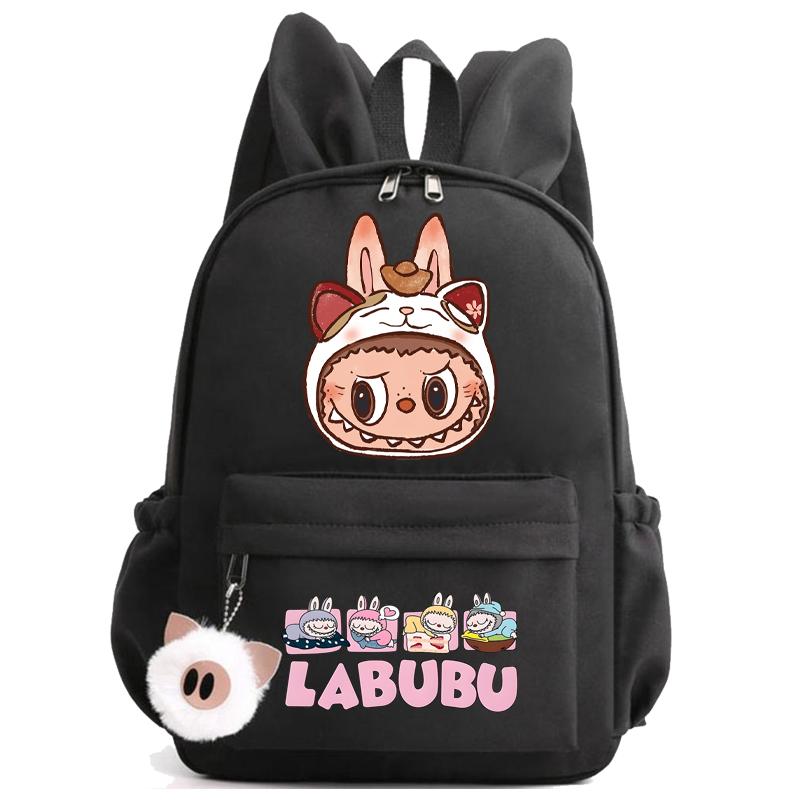 Roztomilý potištěný batoh Student Dospívající Dívka Chlapec Kreslená školní taška Dětská ležérní taška Dětský dárek k narozeninám Dámská cestovní taška Ruksak