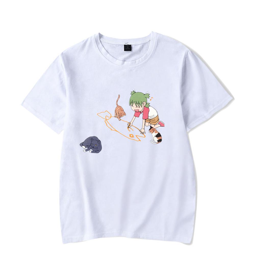 Yotsubato Unisexga Yotsuba Koiwai Summer Tshirt Cool Oneck Unisex Short Sleeve Casual Tee Y2k Tops Harajuku Clothingdrop Ship