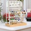 Fashionable Wood Necklace Display Stand with Multiple Slots Handy Jewelry Rack