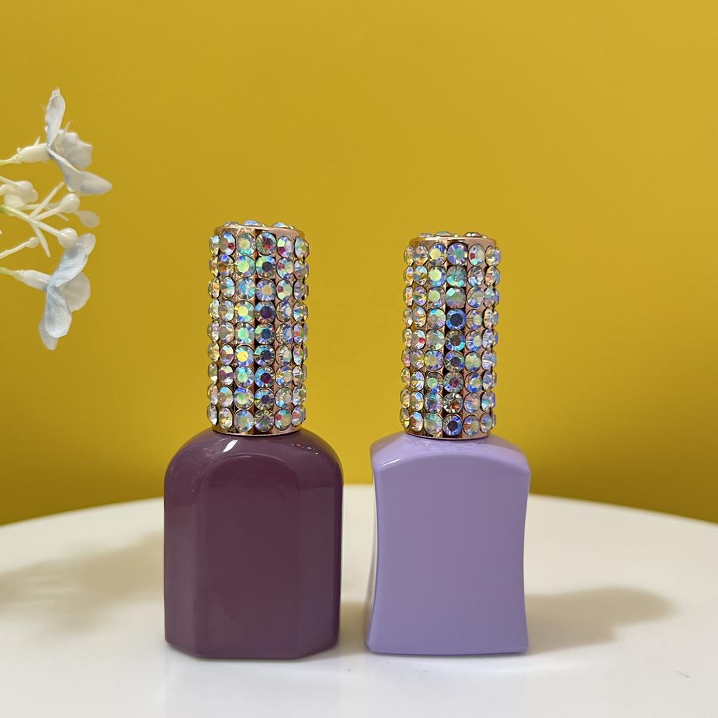 New Arrival Empty Container Luxury Nail Polish Bottle Gel Polish Bottle with Brush Cap