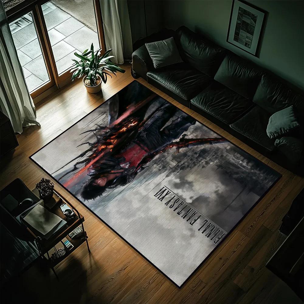 Spiel F-Final Fantasy XVI Kleiner Teppich Bettseite Küche Bad Wohnzimmer Zuhause Haus Schlafzimmer Bodenmatte Fußmatte Teppich Dekoration