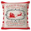 New Christmas Linen Pillow Cover Simple Sofa Pillow Home Printed Cushion Cover