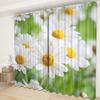 Gänseblümchen Vorhangstoff Schlafzimmer Wohnzimmer Balkon Verdunkelungsvorhang Büro Hotel Isolationsvorhang
