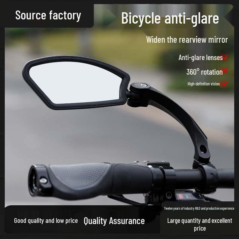 Specchietto Retrovisore HD Regolabile per Bici da Strada e Mountain Bike