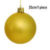Colorful Matte Christmas Tree Hanging Ball - Decorative Round Ornaments for Holiday Celebration