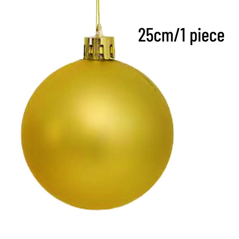 Colorful Matte Christmas Tree Hanging Ball - Decorative Round Ornaments for Holiday Celebration