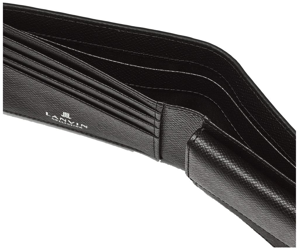 Bifold Wallet for Wallet RHEIN Black [Lanvin Collection] Wallet, Men's Wallet, Men, Men's