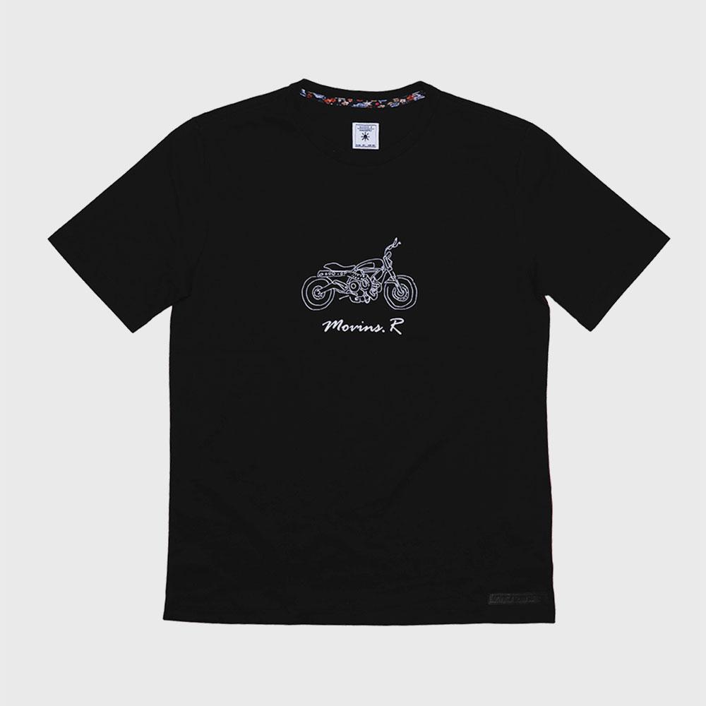MOVINS.R Penna Gt Short Tee Black