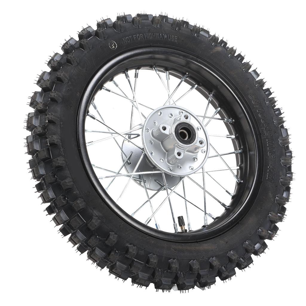 80 100‑12 Rear Rim Tire Dirt Bike Rear Wheel for 70 90 110 125 140 150 160cc Petrol Scooter