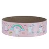 Christmas Three Color Round High Density Corrugated Paper Cat Scratcher Cat Bed Pet Supply