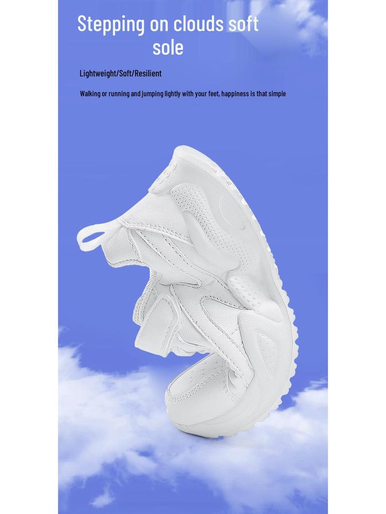 Children's Waterproof Leather Sneakers - Boys' Running & Girls' Casual Shoes for Autumn/Winter