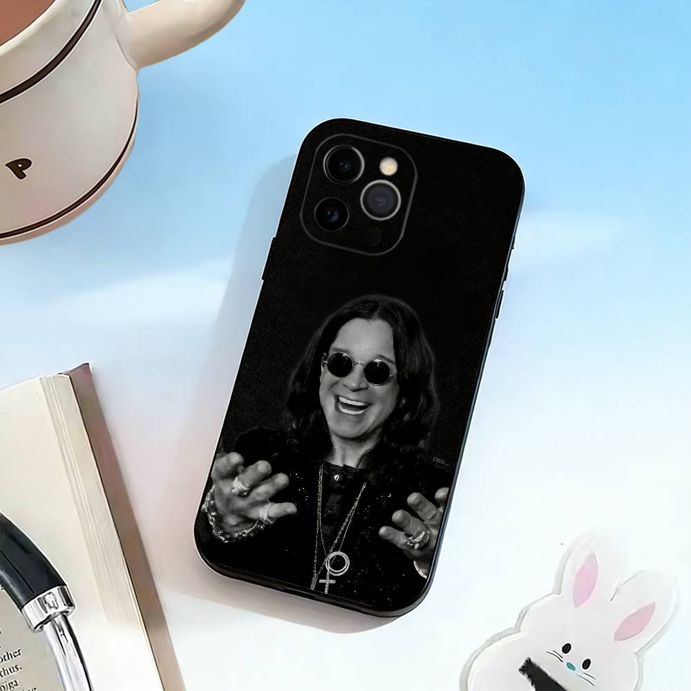 DD-Rock Singer Ozzy Osbourne  Phone Case For iPhone 17, 16,15,14,13,12,11 Plus,Pro Max, Others Soft Black Cover