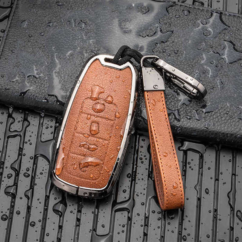 Key Case Cover for Chery Tiggo 8 PRO 7 PRO MAX OMODA C5 JAECOO Leather Remote Fob Holder Car Accessories