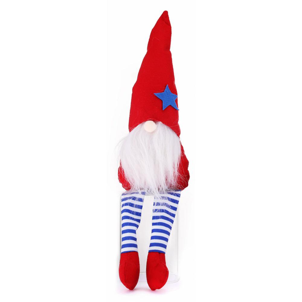 2024 Independence Day Long-Legged Faceless Plush Rudolph Ornament