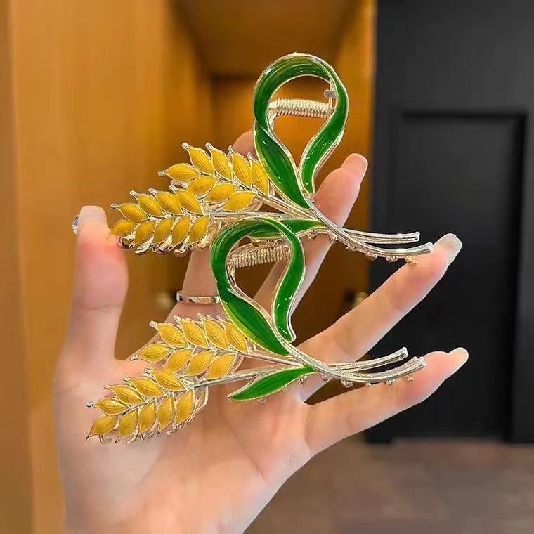 Barley Spike Elegant Updo Hairpin: Women's High-End Summer Hair Clip