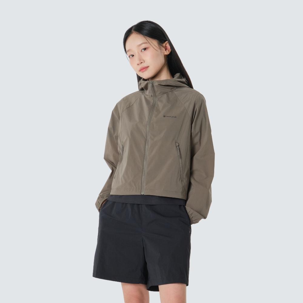[Snowpeak] Pico Sunblock Pertex Ultralight Women s Windbreaker Khaki (S26MWTWB79) 85(S)