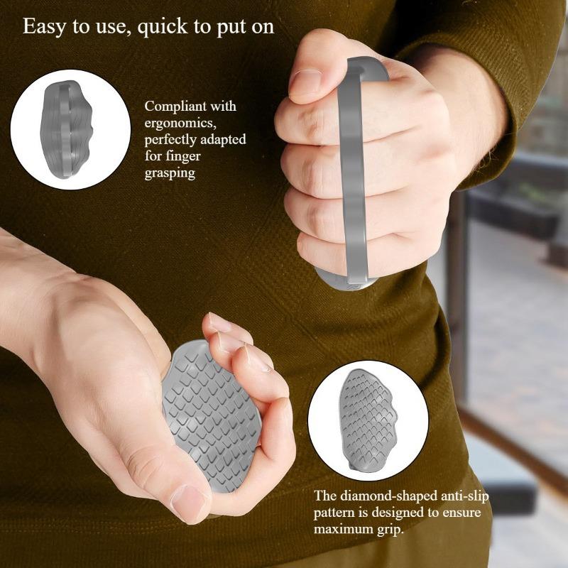 1PAIR Finger Exerciser Explosive Weightlifting Anti-skid Fitness Grip