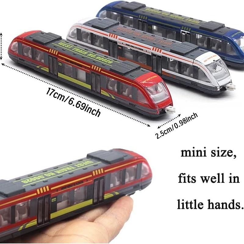 1/3KS Sada hraček vlaků Vysokorychlostní lokomotiva Motor Die Cast Model auta Posuvný propojený metro Bullet Train Sada pro děti