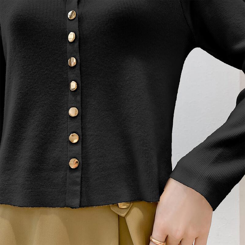 ITISF4 Women's Slim-Fit Knit Cardigan