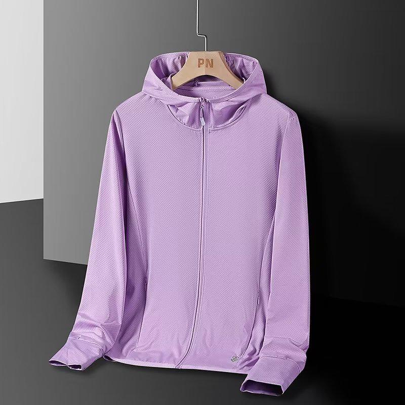 Unisex Ice Silk UV-Protection Summer Jacket - Lightweight, Cooling Sunblock Windbreaker