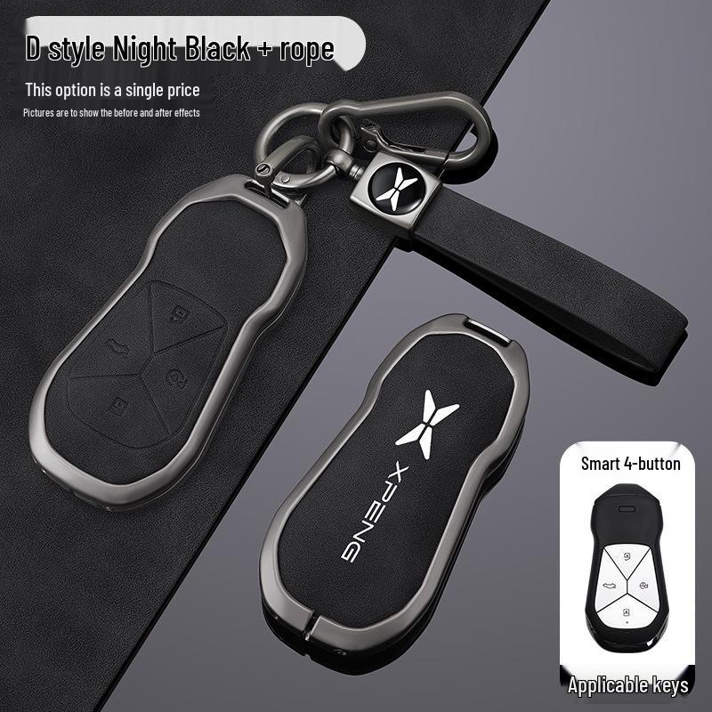 Premium Car Key Case & Chain for Xiaopeng P7, G6, P7i, P5, G3, G3i, G9 Models