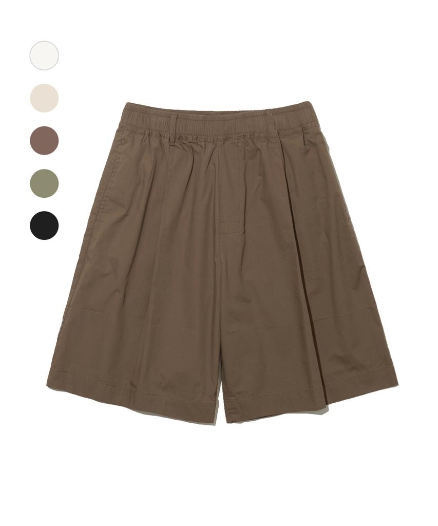BIG UNION Wide Pintuck Shorts / 5 Color