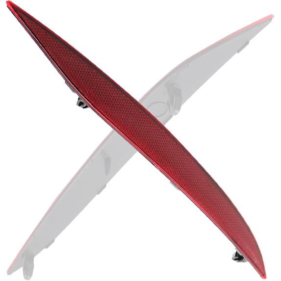 Left Rear Bumper Reflector Light 1034342-00-C Compatible with Tesla Model X 2016-2023 (1034342-00-C Left)