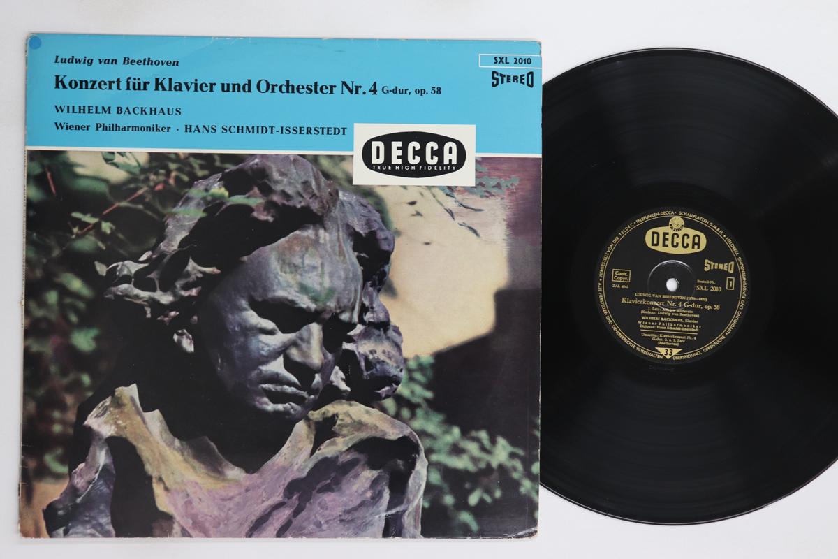 

LP Record WILHELM BACKHAUS, HANS SCHMIDT ISSE - Beethoven Konzert Fur Klavier Und O SXL2010 DECCA 1958 Germany Classical Used