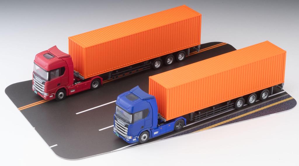 TOMYTEC The Trailer Collection Trecolle Scania Trailer Set A Diorama Supplies