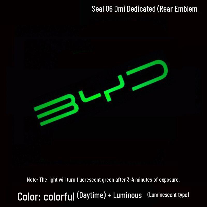 BYD Seal EV Car Logo Sticker for Color Change & Decoration (EVDMI 05, DMI 07, DMI 06, GT 06)